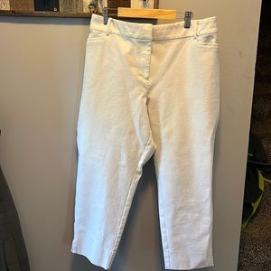 Loft White capris Size 16